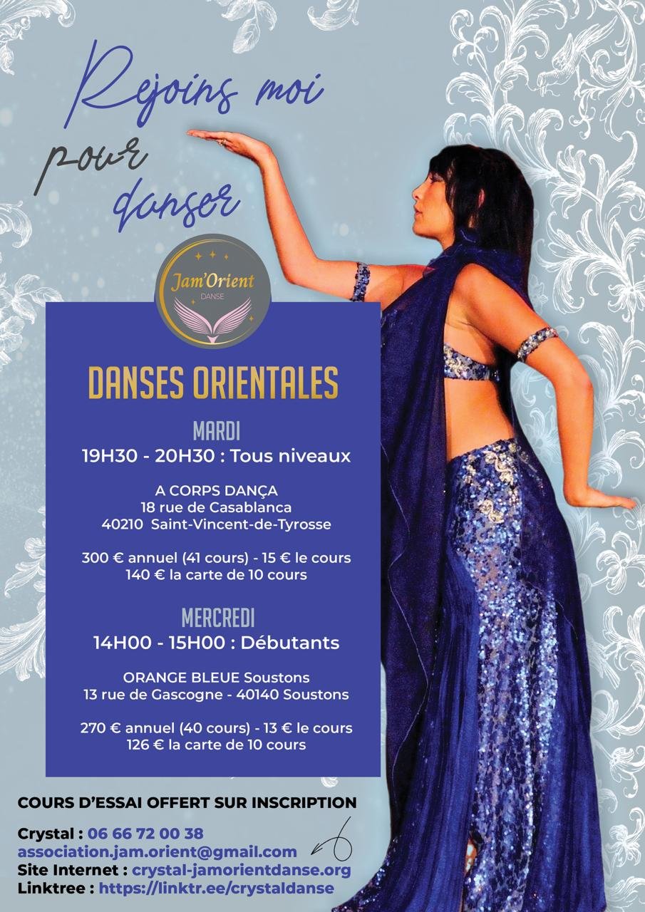 Cours de Danses orientales et Fusion 2025 / 2026
