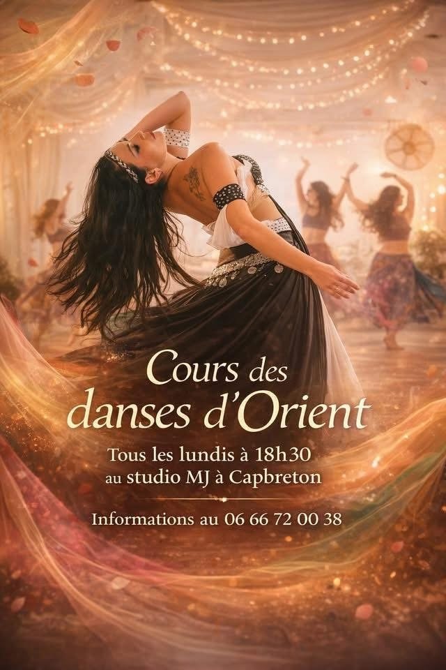 Cours de danse orientale à Capbreton dans les Landes